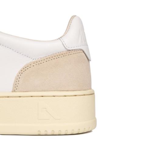 Trainers in leather and suede
