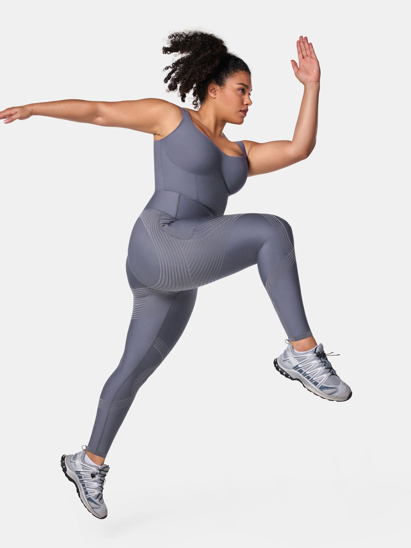 Body Sculpt Side Pocket Leggings - Moonlight
