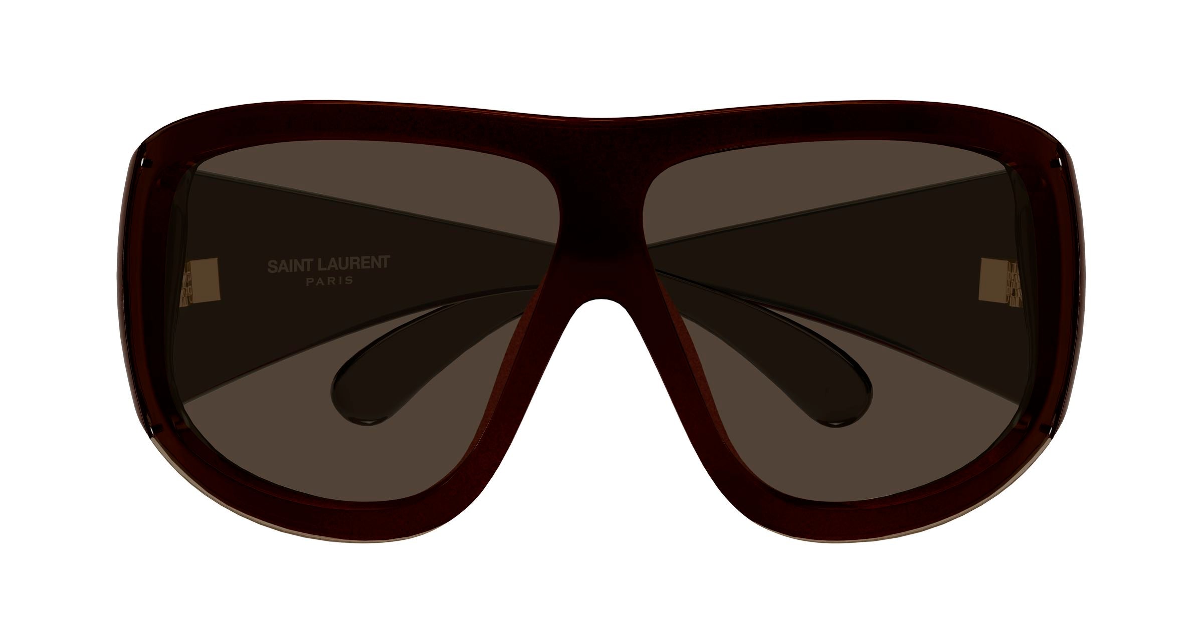 SAINT LAURENT Woman SAINT LAURENT SL 914 003 Sunglasses Bio-injected Brown Brown Wraparound