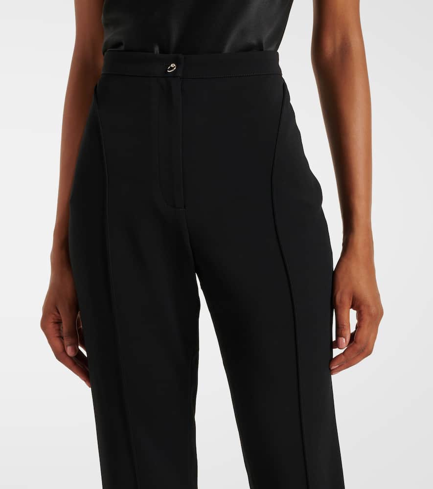 High-rise slim pants