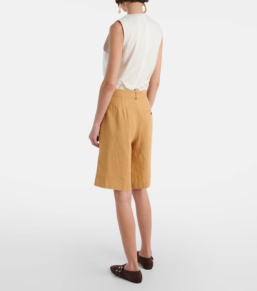Linen shorts