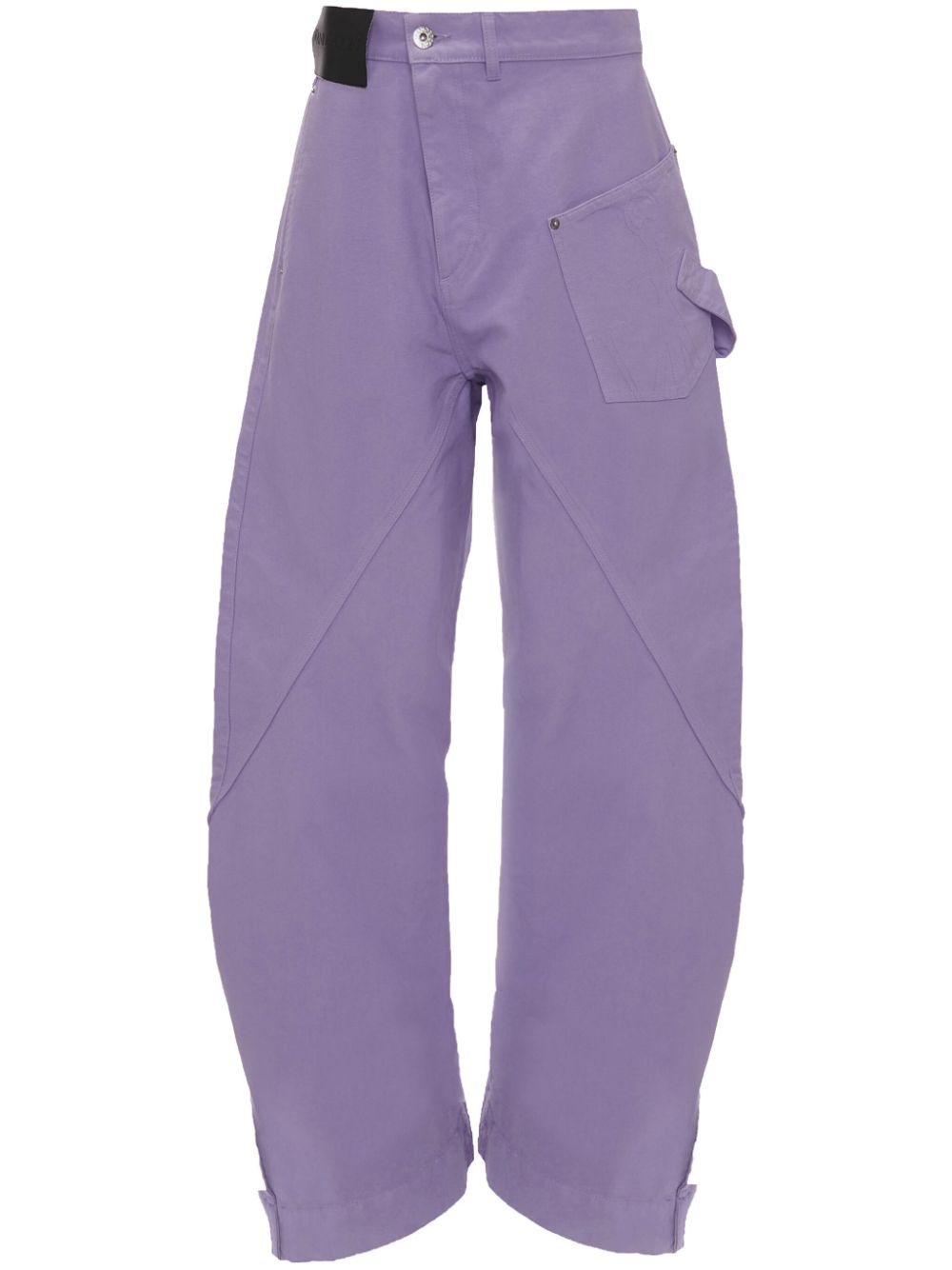 Twisted workwear trousers - Purple