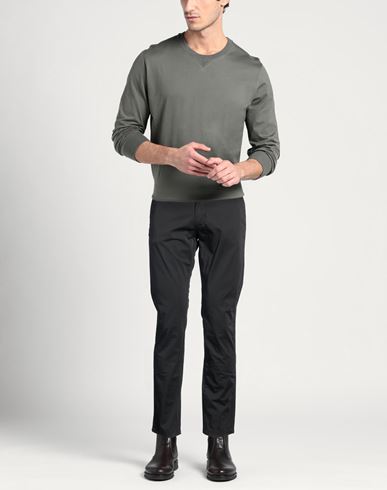 Man Pants Black Size 34 Cotton, Elastane
