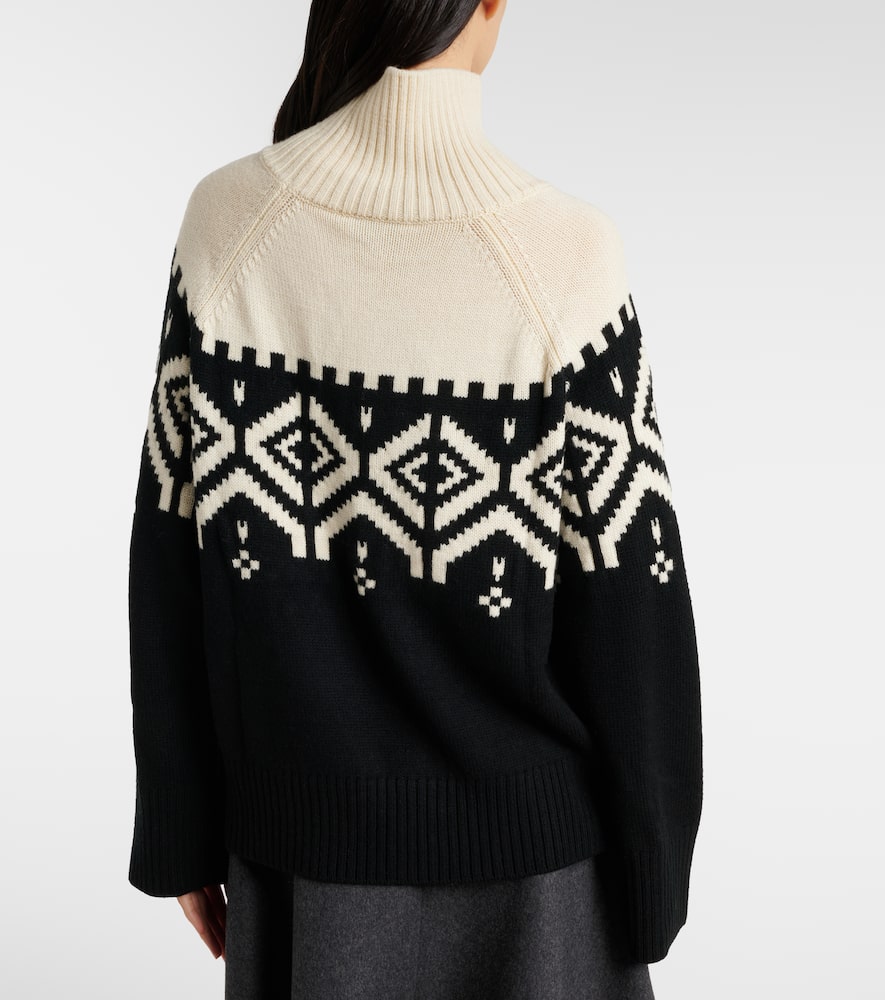 Hamilton Fair Isle wool turtleneck sweater