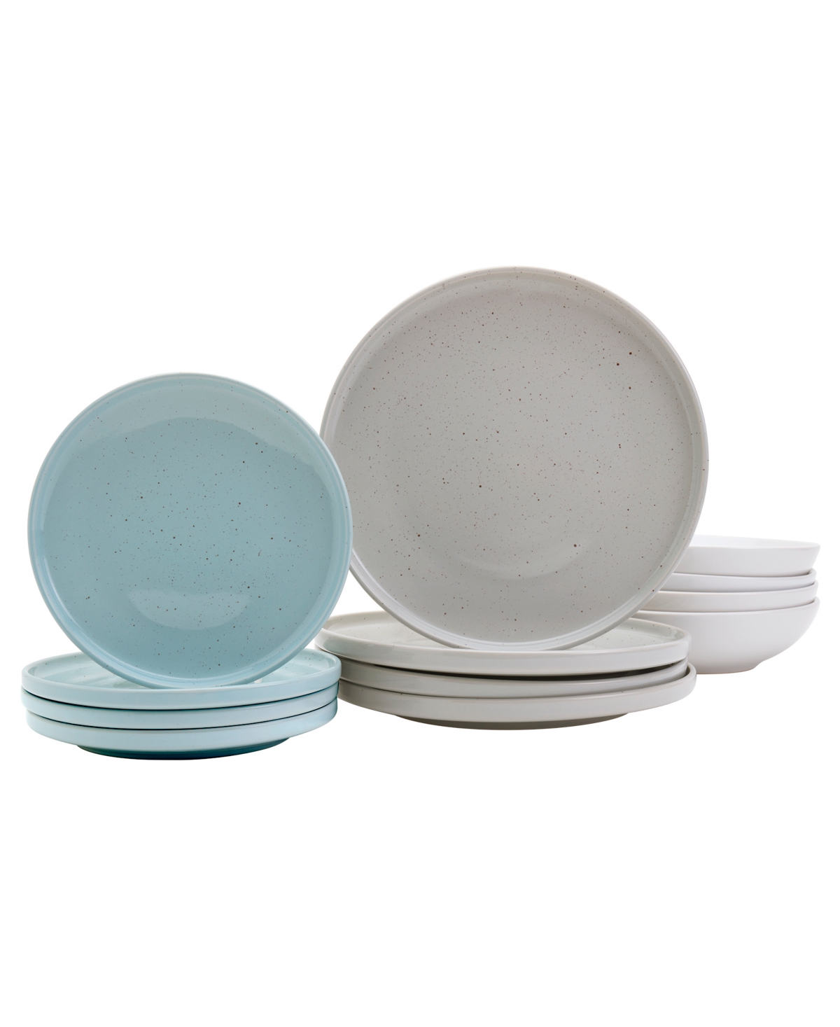 Modern Speckle 12 Pc. Dinnerware Set, Service for 4 - Multi