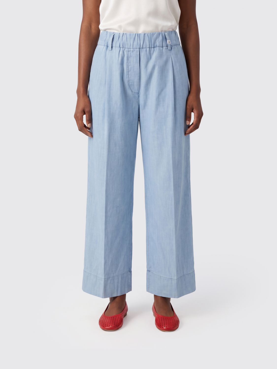 Pants Woman color Blue