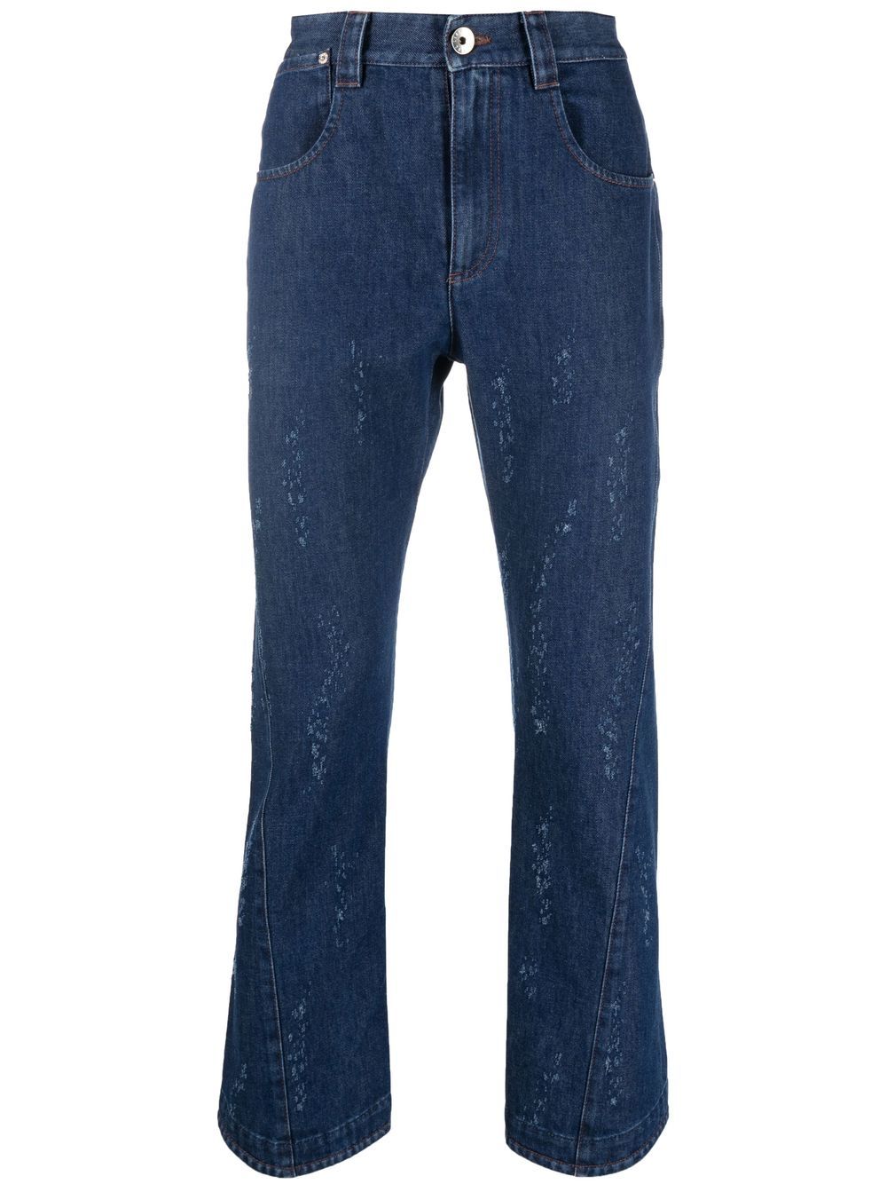 Tapered-leg jeans