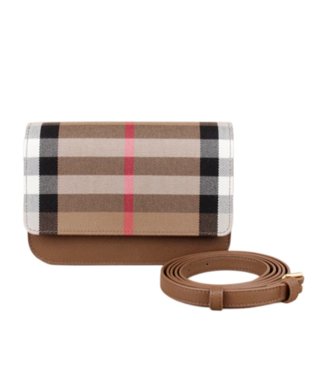 Check Crossbody Bag