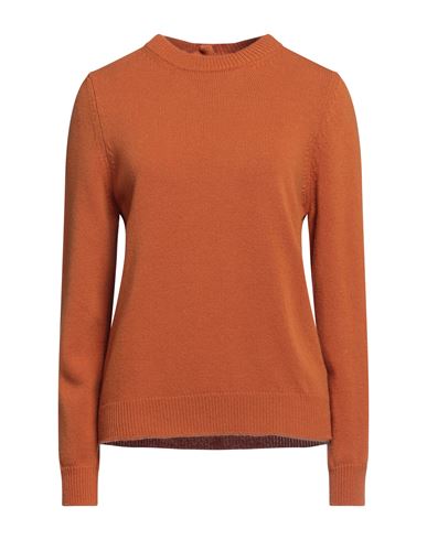 Woman Sweater Rust Size 1 Merino Wool