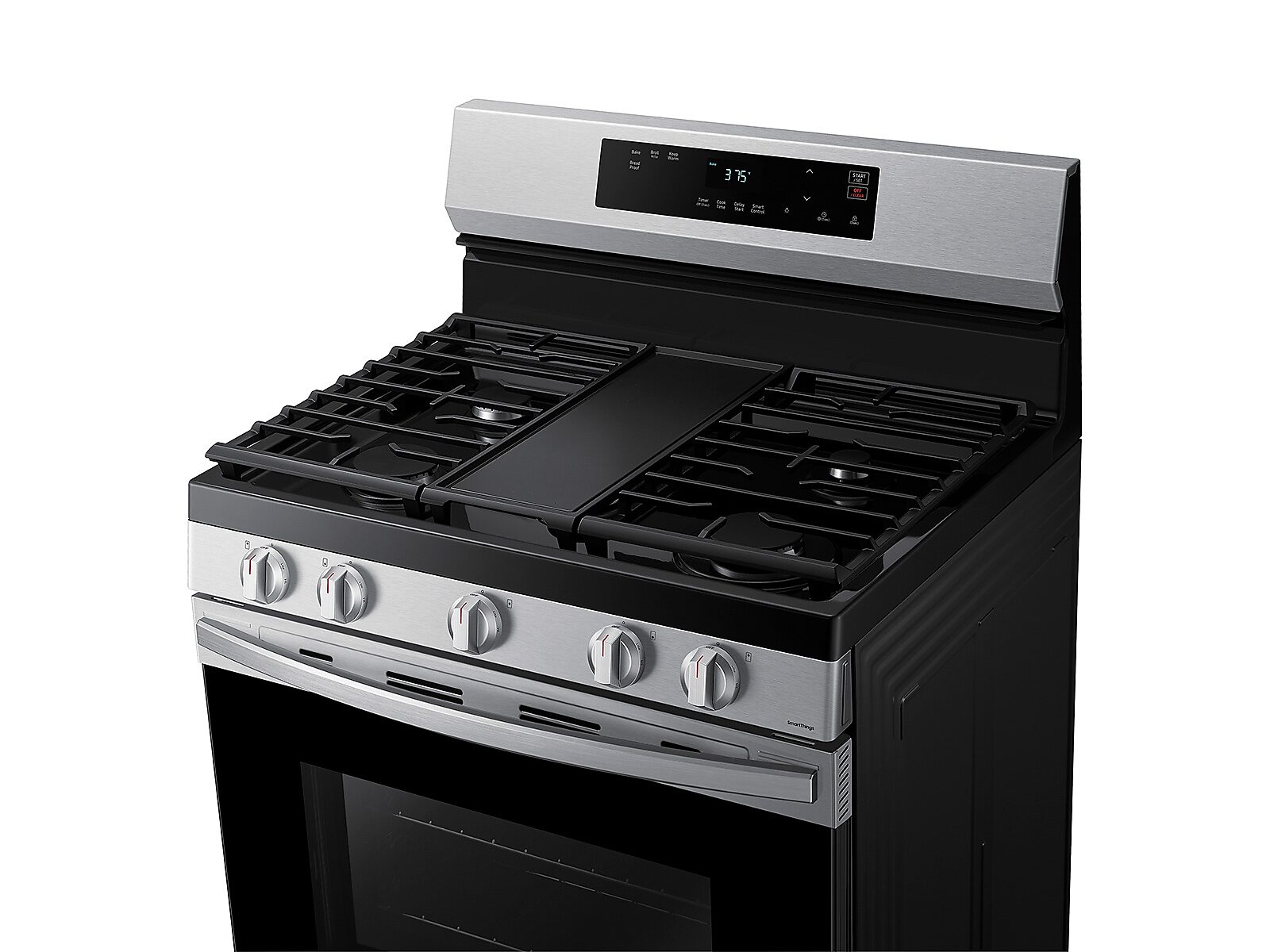 6.0 cu. ft. Smart Freestanding Gas Range with Integrated Griddle in Stainless Steel(NX60A6111SS/AA)