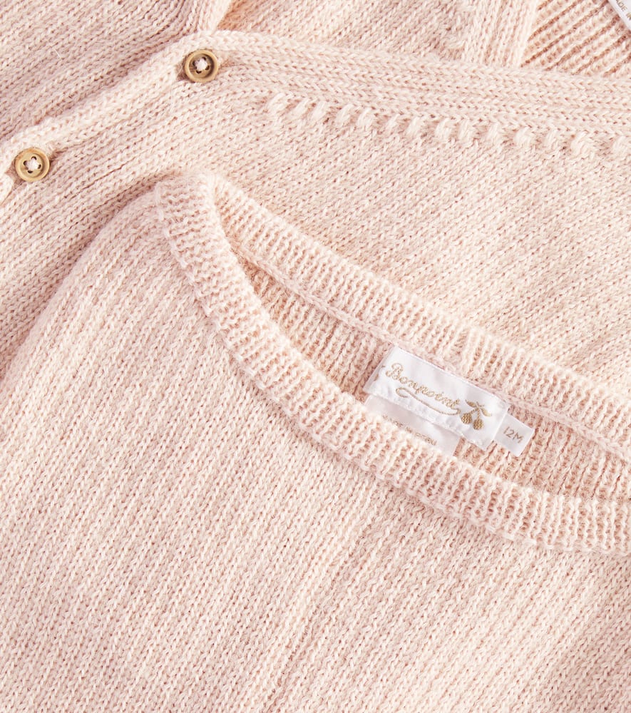 Bonpoint Baby Théva alpaca cardigan and pants set