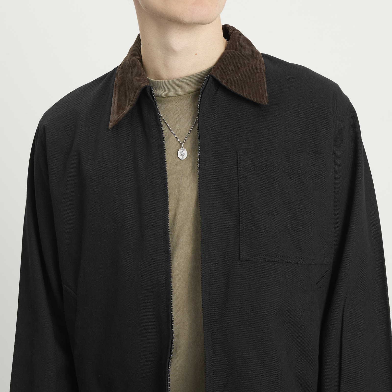 Men's Memento Necklace in Silver