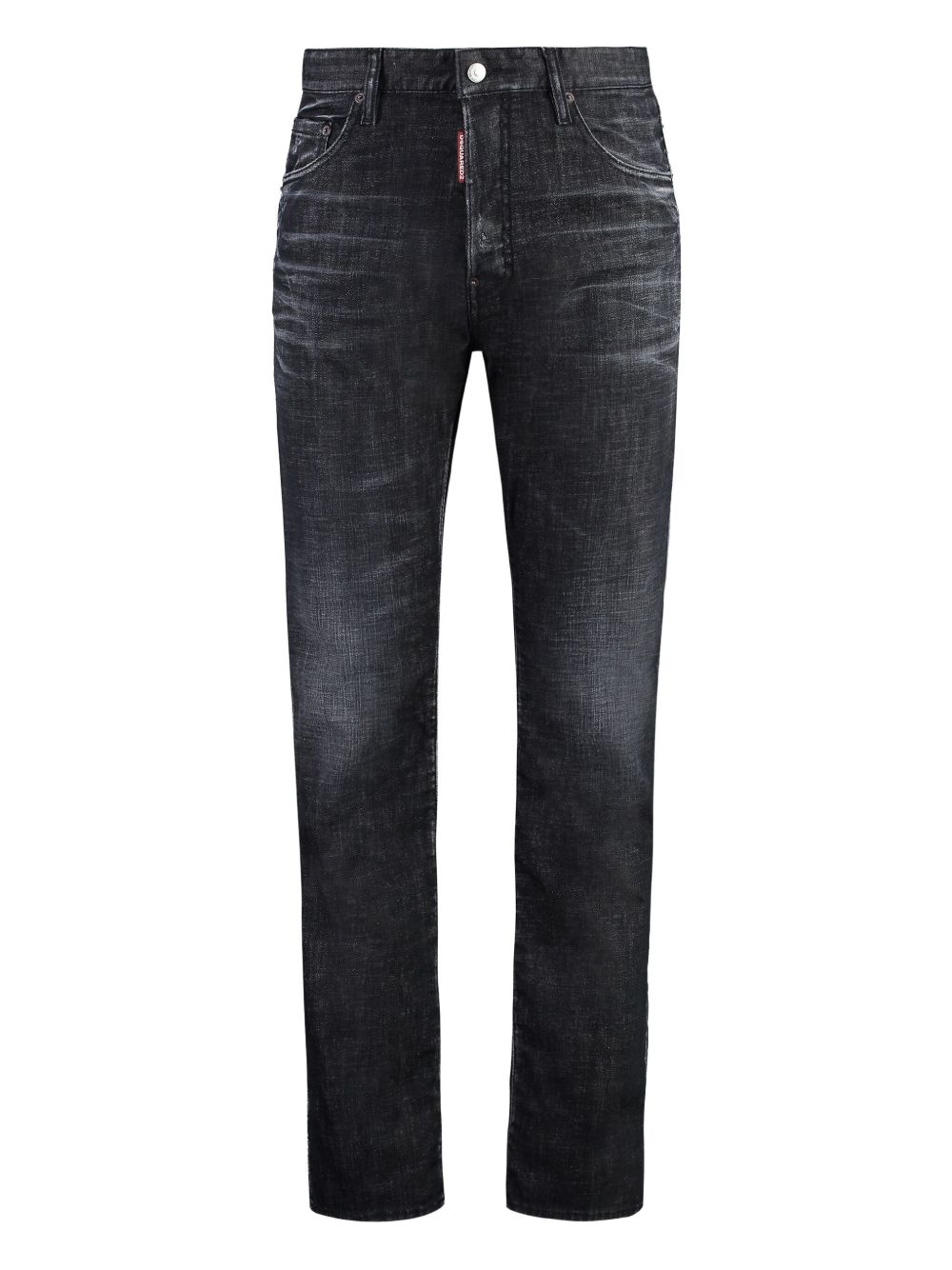Cotton slim jeans - Black