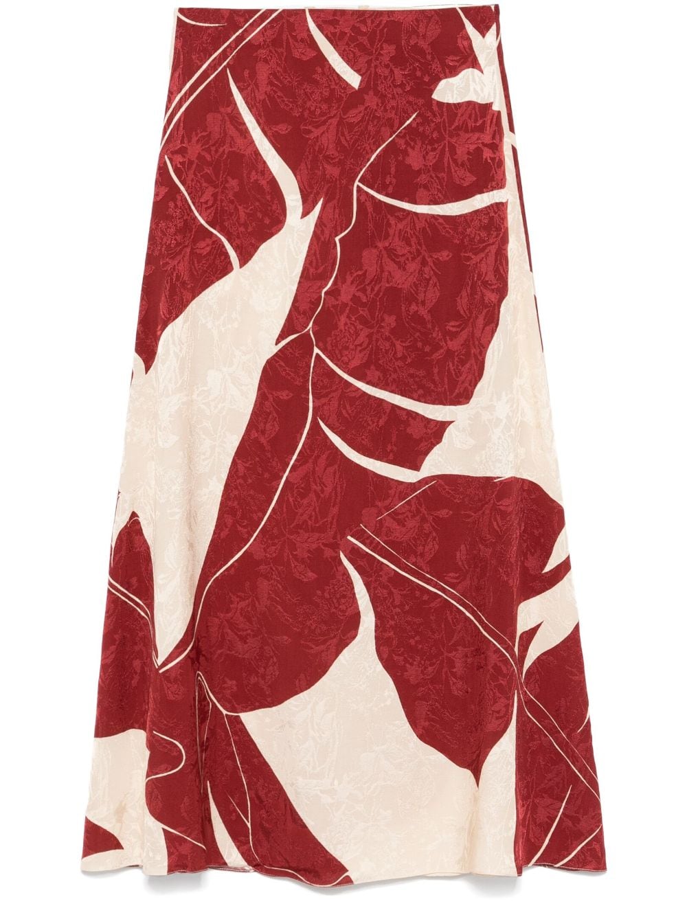 Thoughtful Tecniques midi skirt - Neutrals