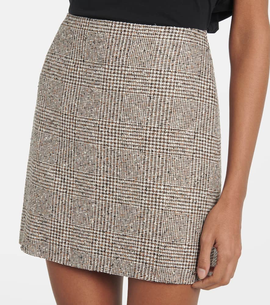 Blazé Milano Coci linen-blend miniskirt