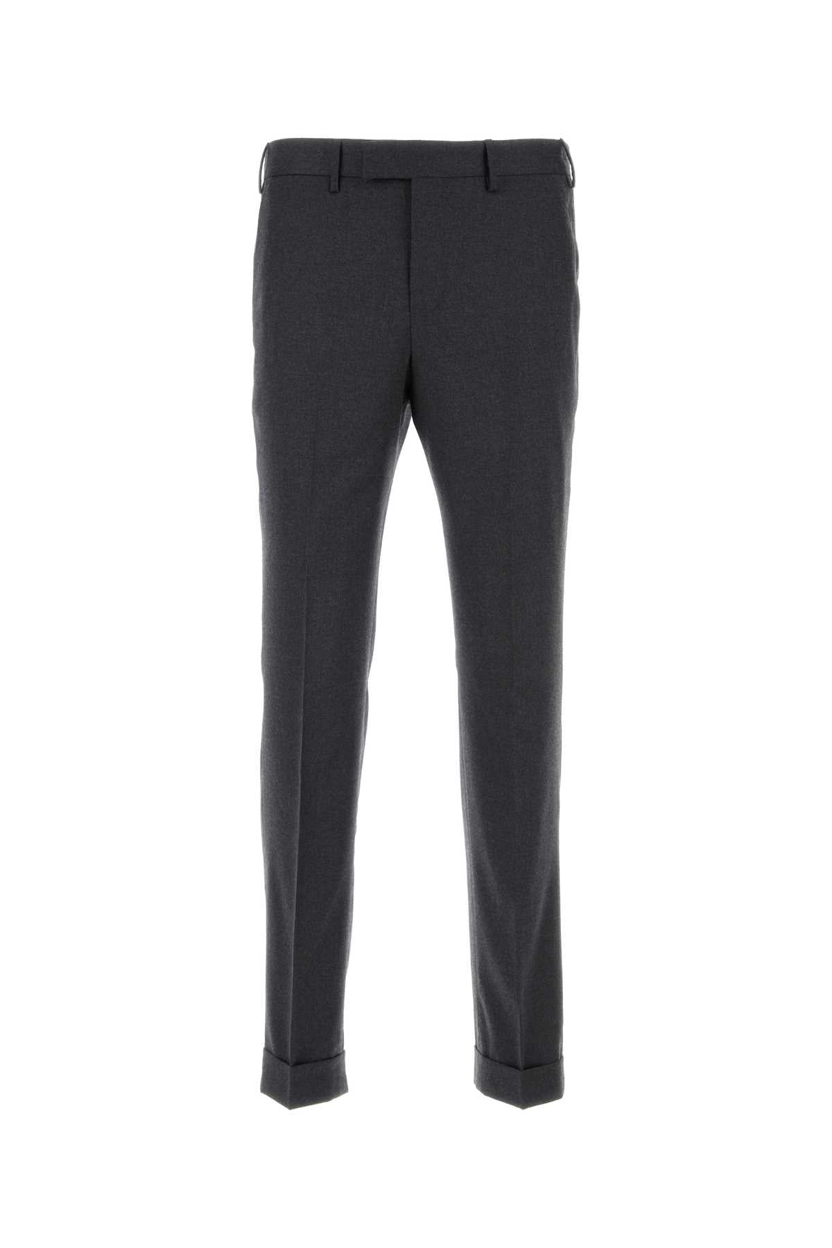 Stretch Wool Trousers — Gray