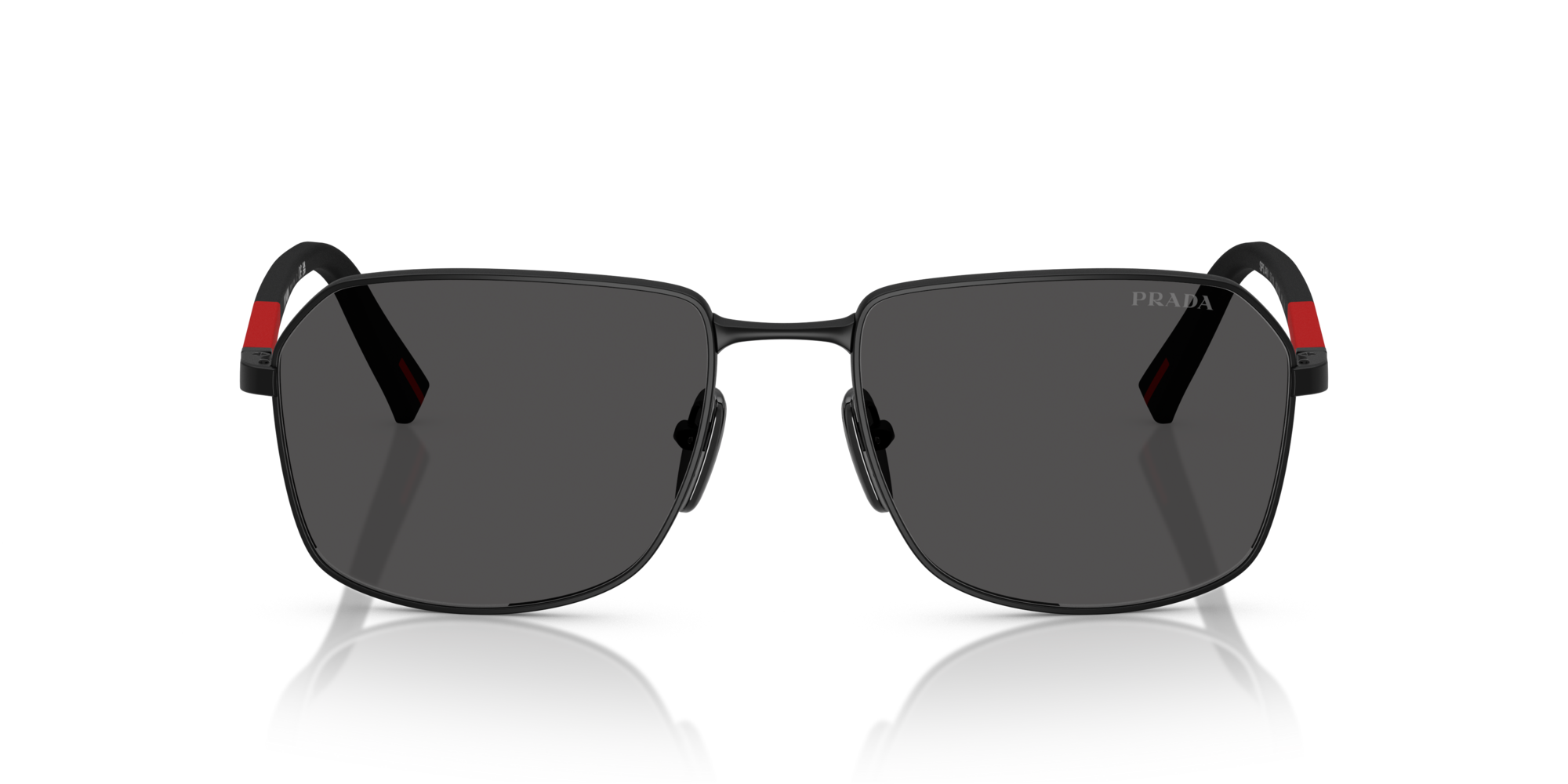 Prada Linea Rossa Man Prada Linea Rossa PS A51S 1BO06F Sunglasses Metal Black Grey Squared Norma