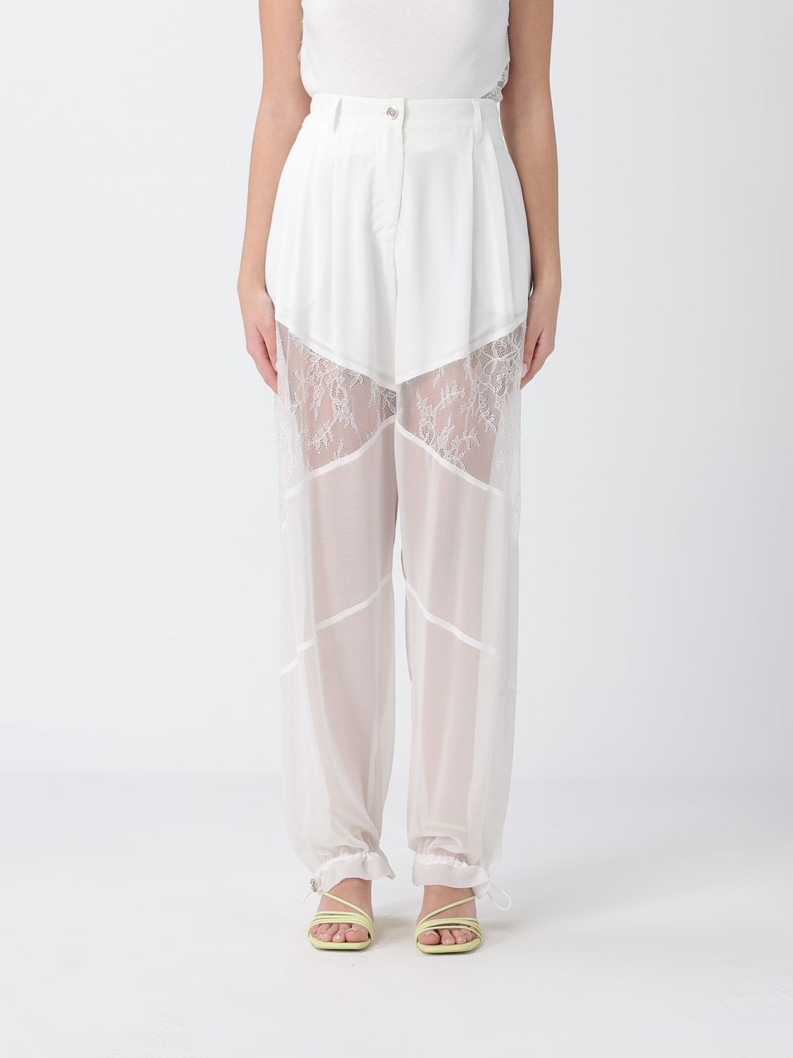 Pants Woman color White