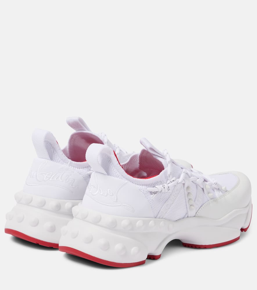 Christian Louboutin Trailnrun leather-trimmed sneakers