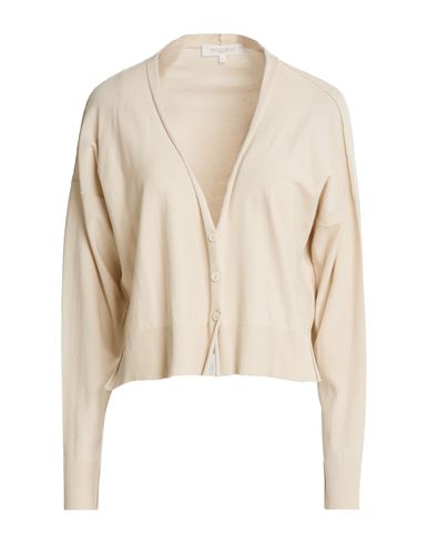 Woman Cardigan Beige Size L Cotton
