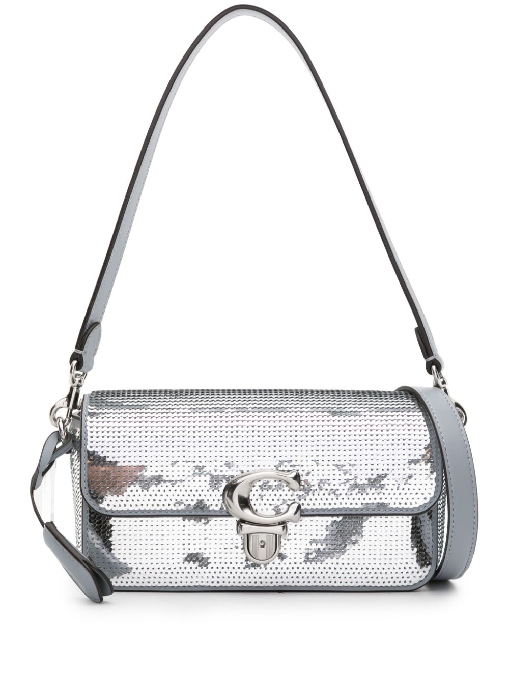 Studio sequined crossbody bag - Grey