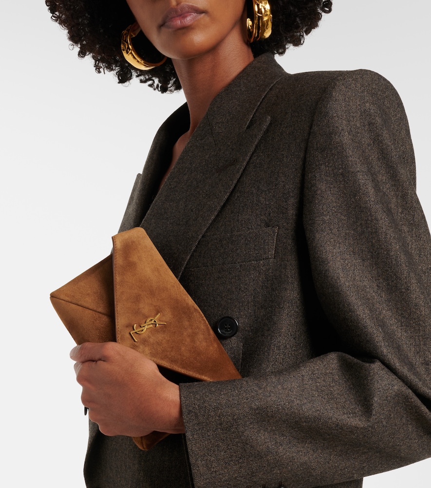 Cassandre Small suede pouch