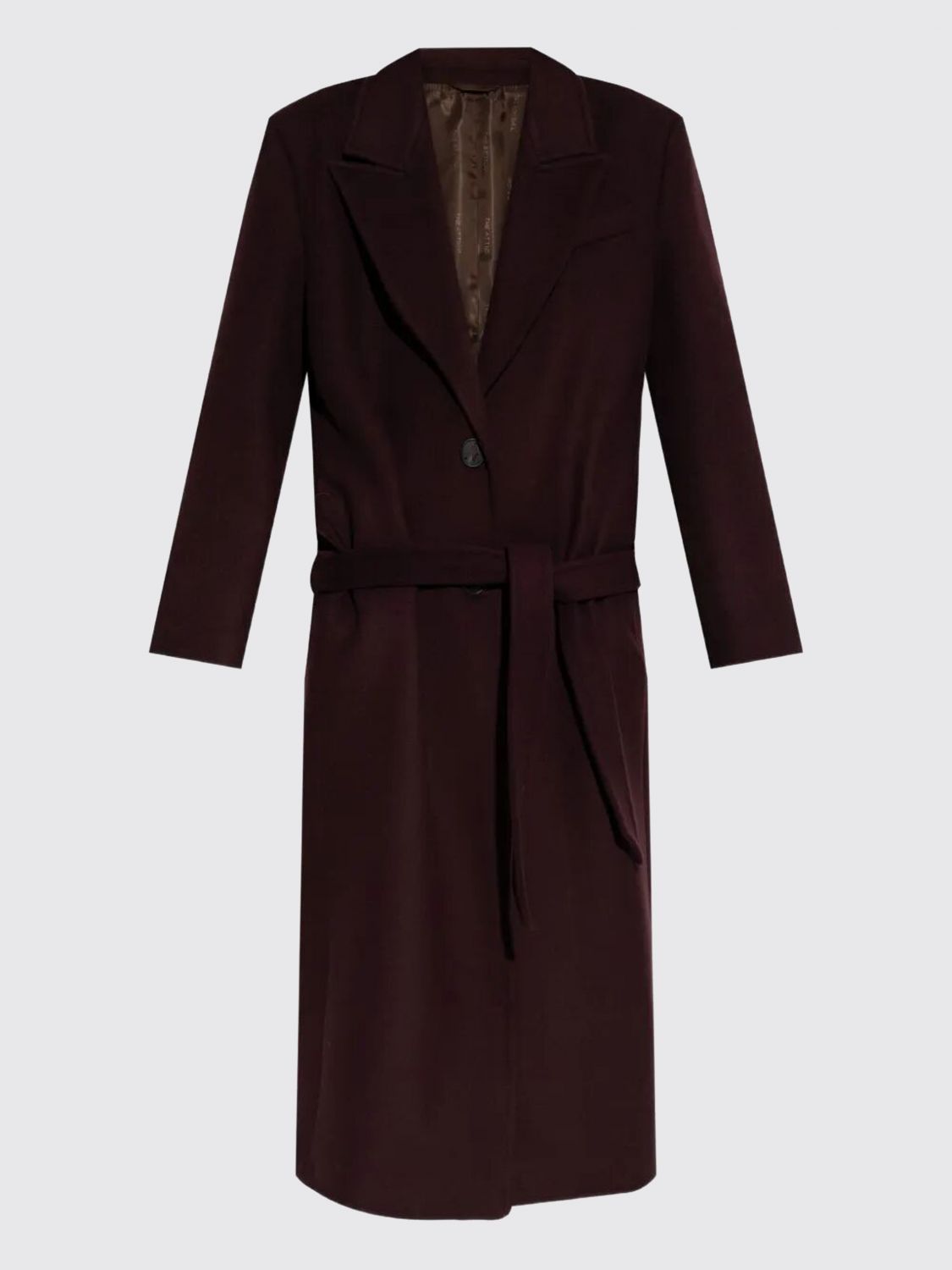 Coat Woman color Burgundy