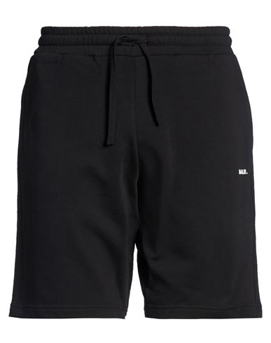 Man Shorts & Bermuda Shorts Black Size L Cotton