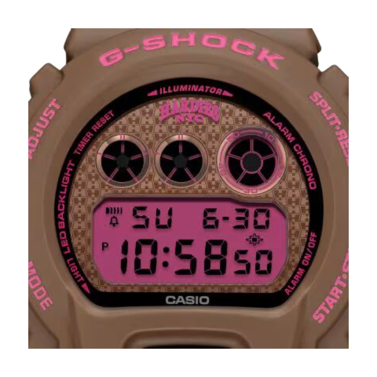 G-SHOCK x Hardies NYC 6900 Series 'Brown Pink'