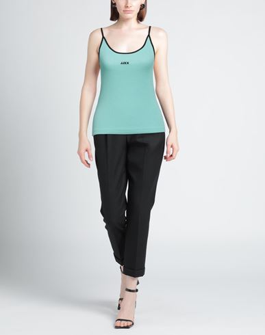 Woman Top Turquoise Size S Polyester, Viscose, Elastane