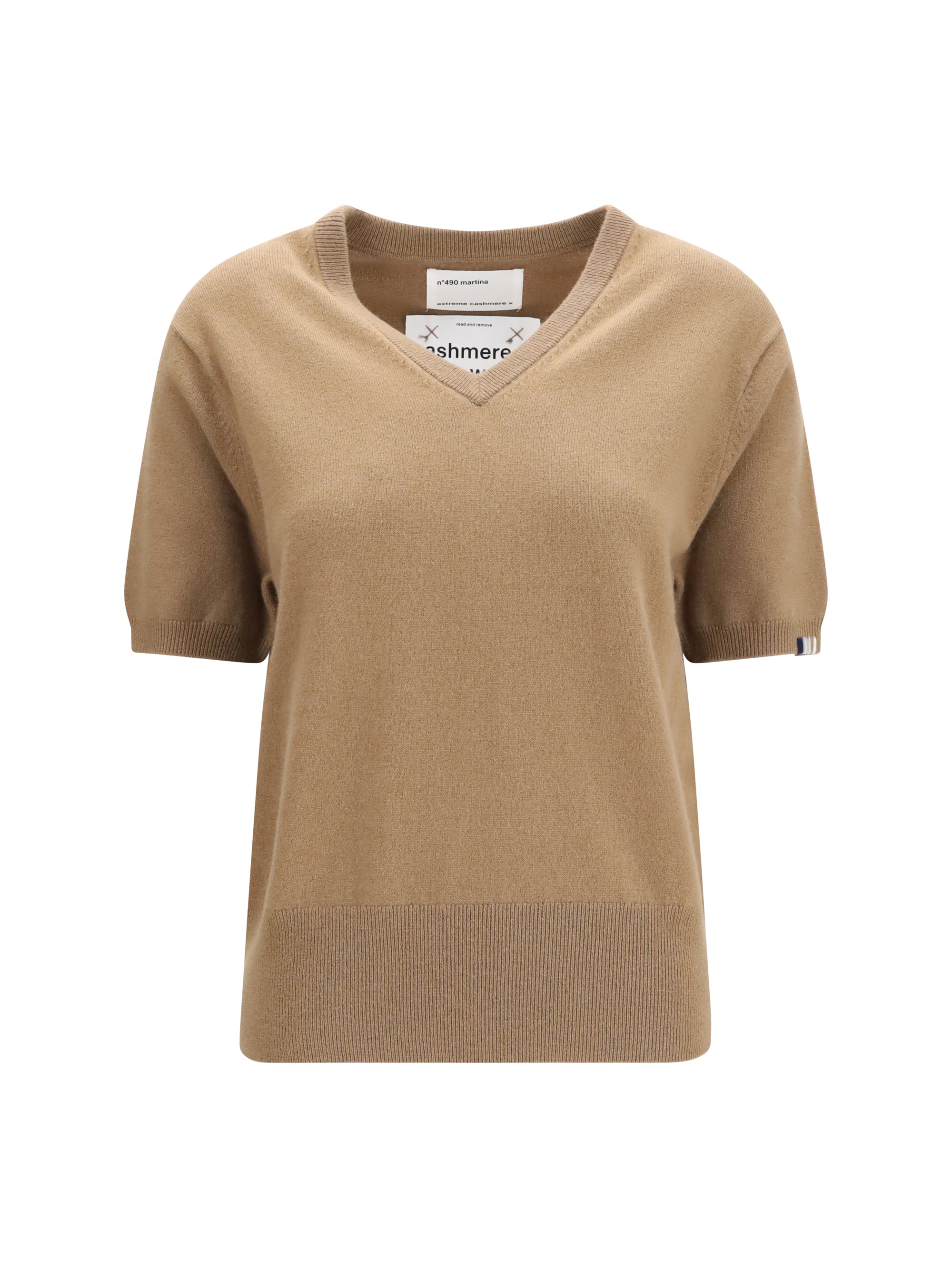 Cashmere Blend Sweater — Beige
