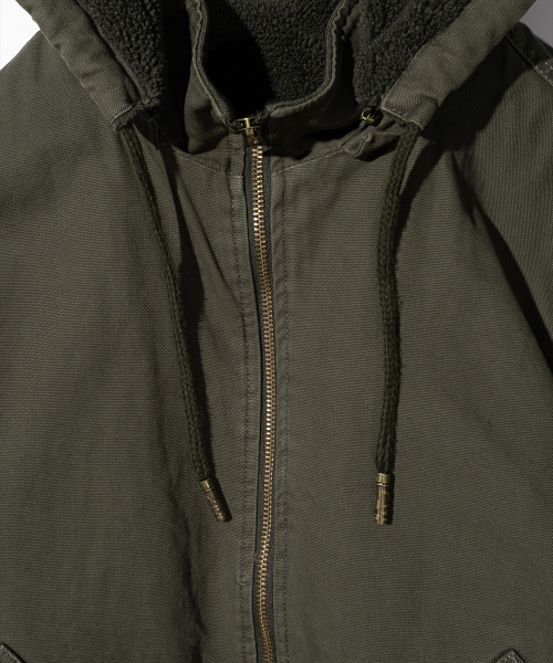 3WAY Washed Boa Hooded Jacket MWIPD003-KK