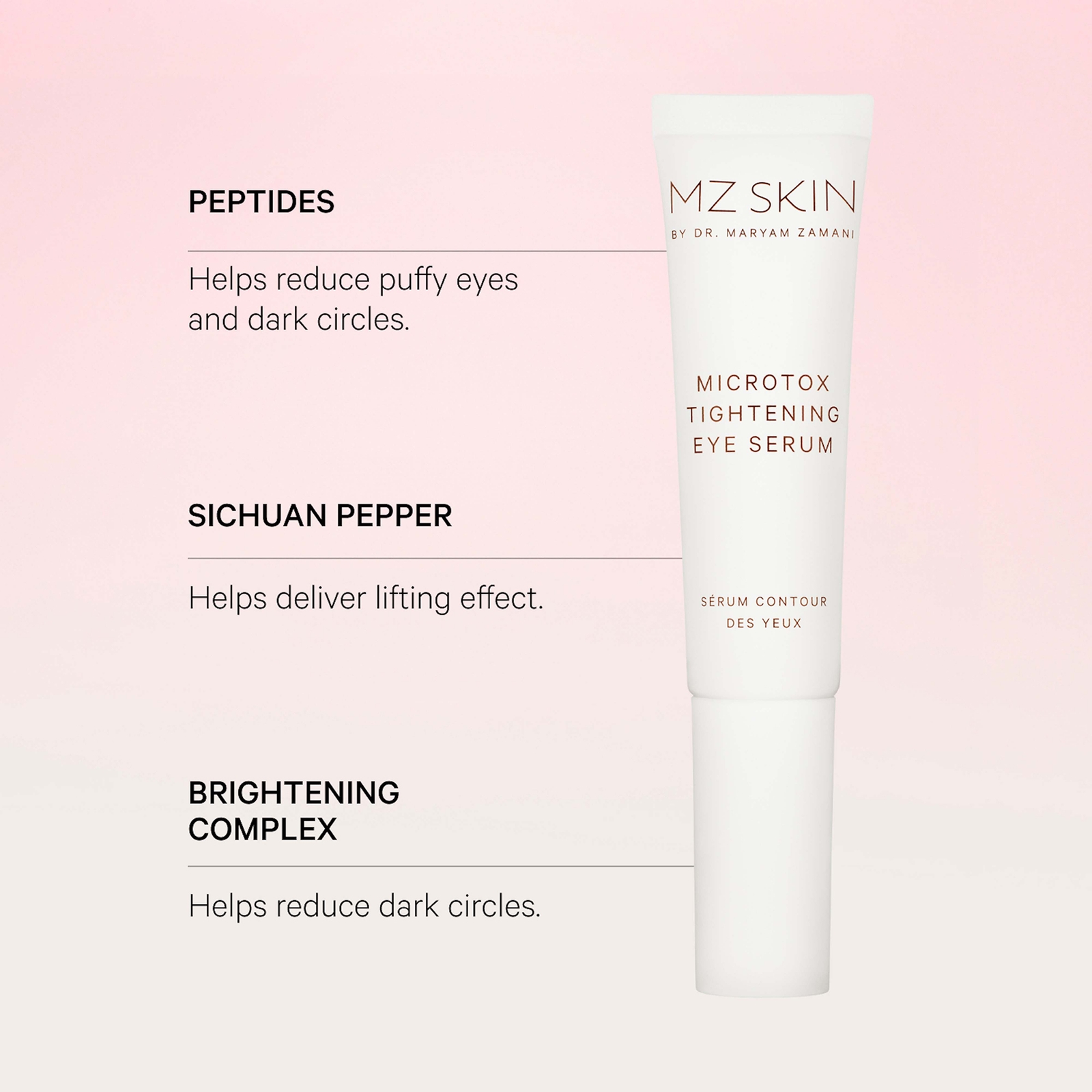 MZ Skin Microtox Tightening Eye Serum in Beauty: NA