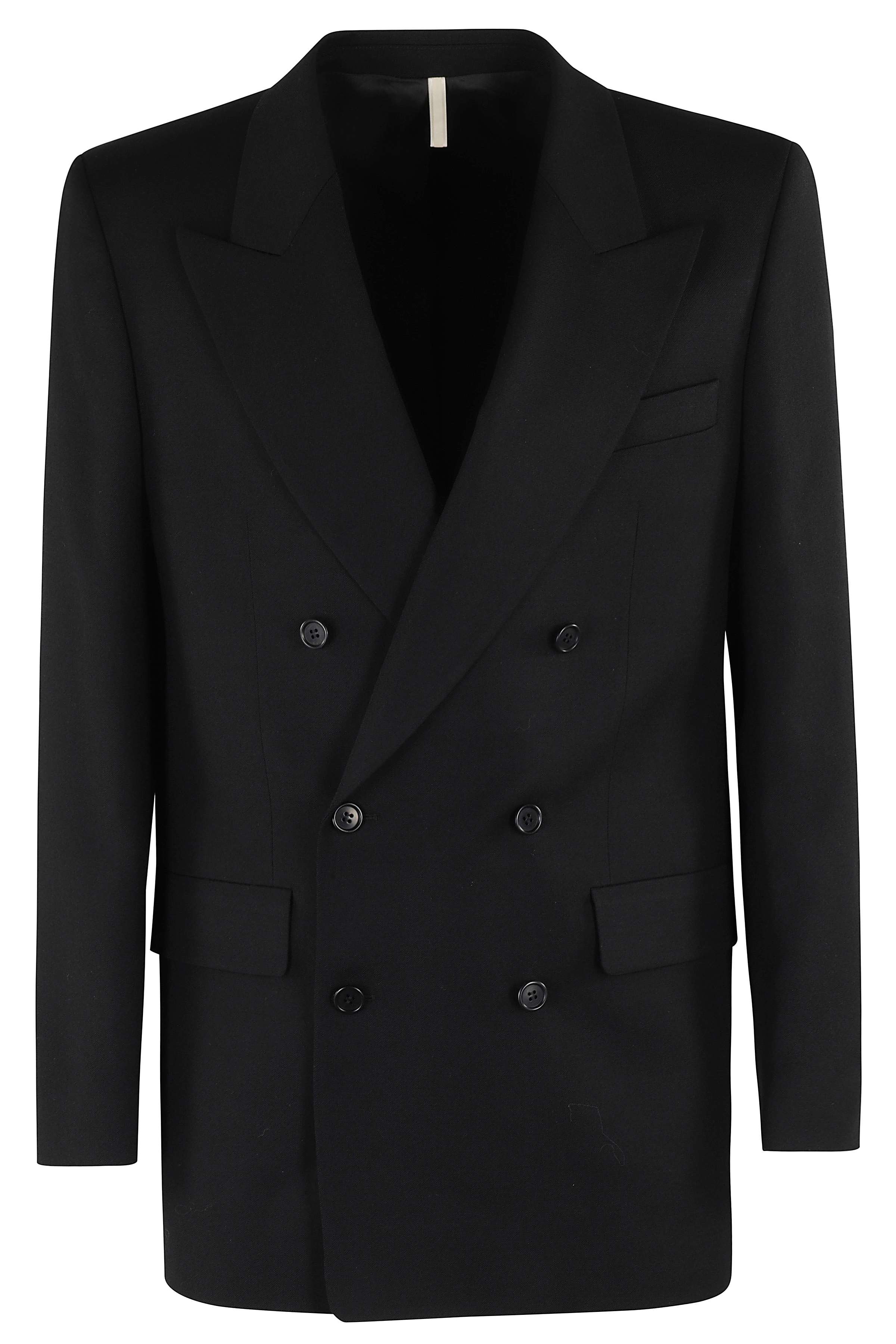 Db Blazer Black Lana Vergine Giacca - Men