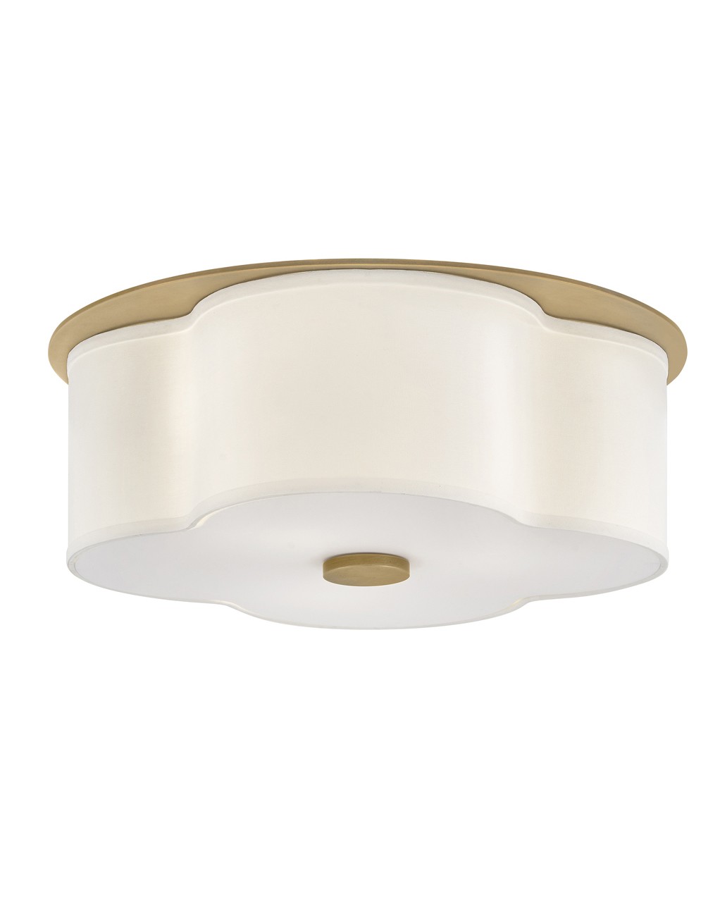 Heritage Brass LED Flush Mount from the Delaney Collection