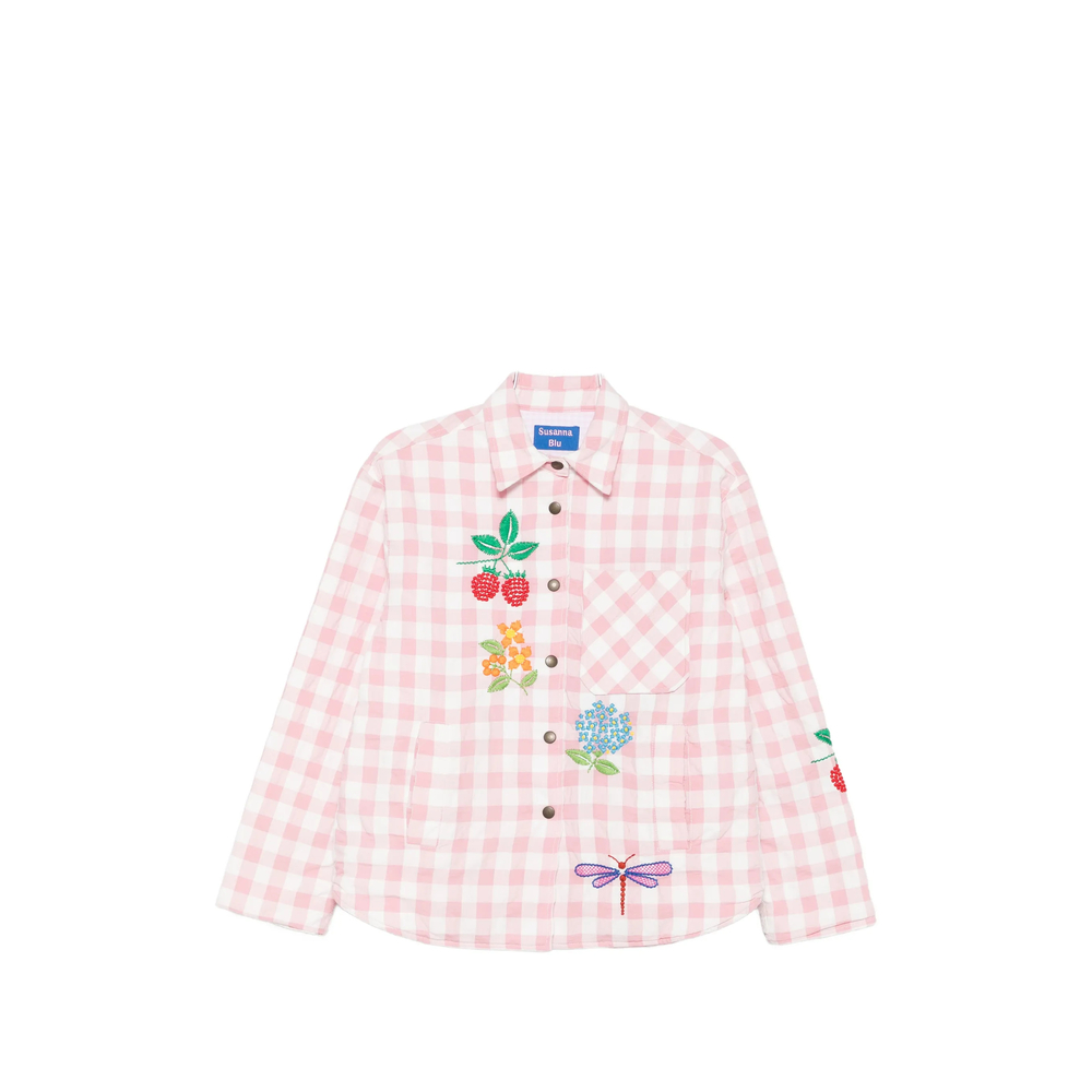 Crisantemo Gingham Jacket