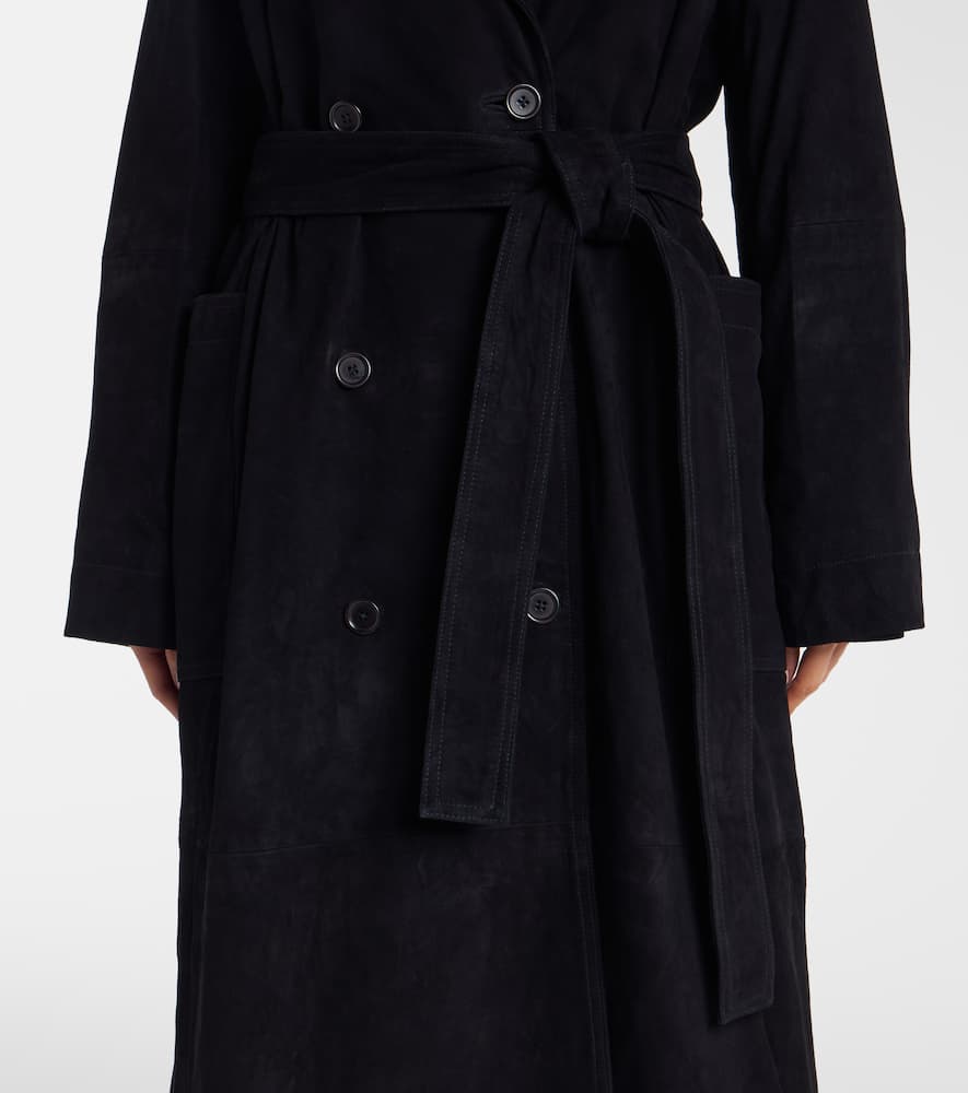 Róhe Suede wrap coat