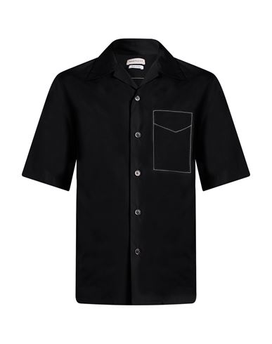 Man Shirt Black Size 15 ¾ Cotton