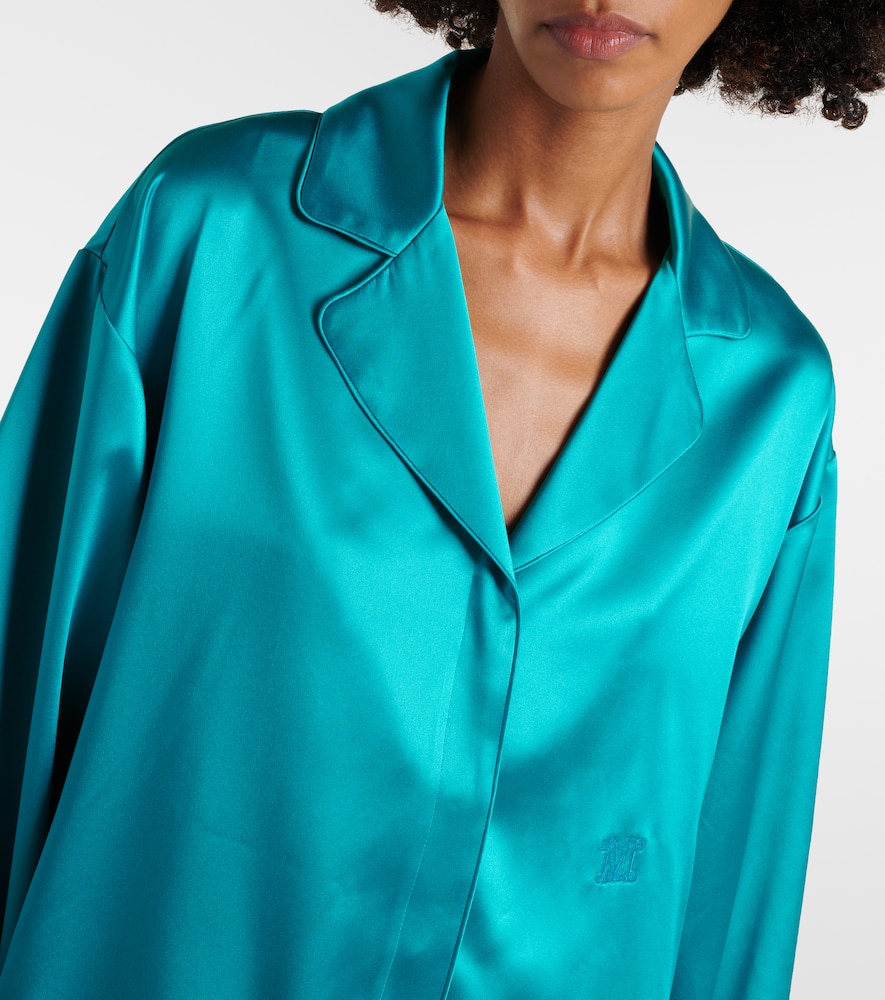 Elegante Vasaio silk pajama shirt