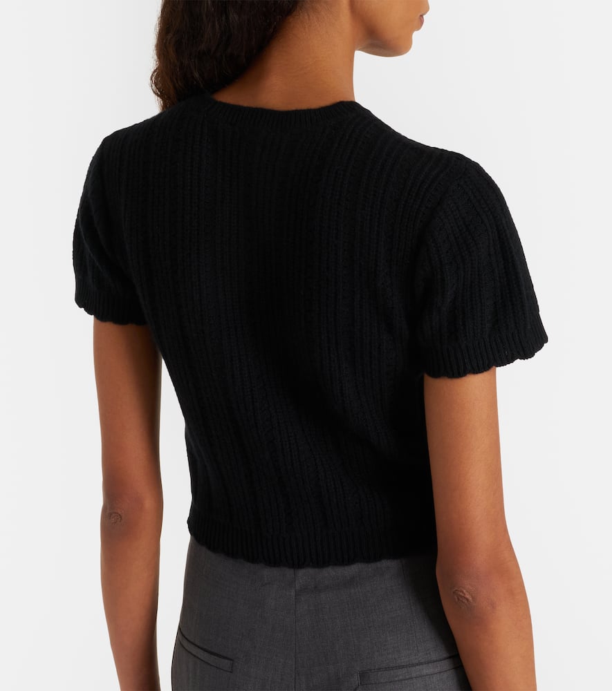 The Getaway cashmere crop top