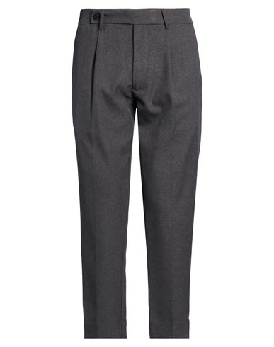 Man Pants Grey Size 34 Polyester, Viscose, Elastane