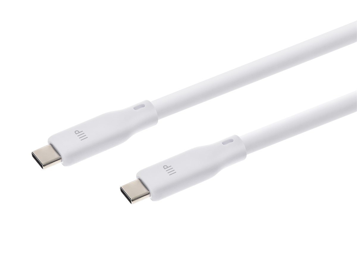 USB4 Gen 2 Silicone Cable 6ft White