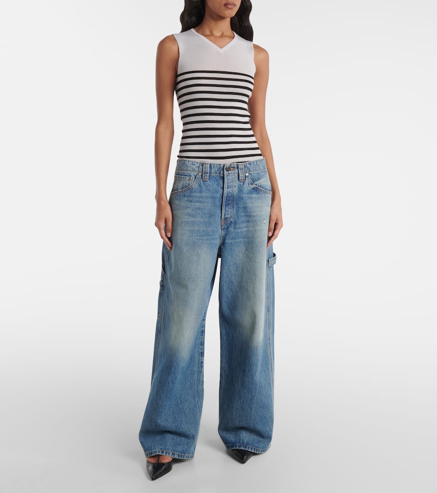 Khaite Sowen wide-leg jeans