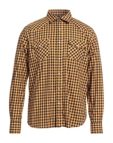 Man Shirt Marigold Size XL Cotton