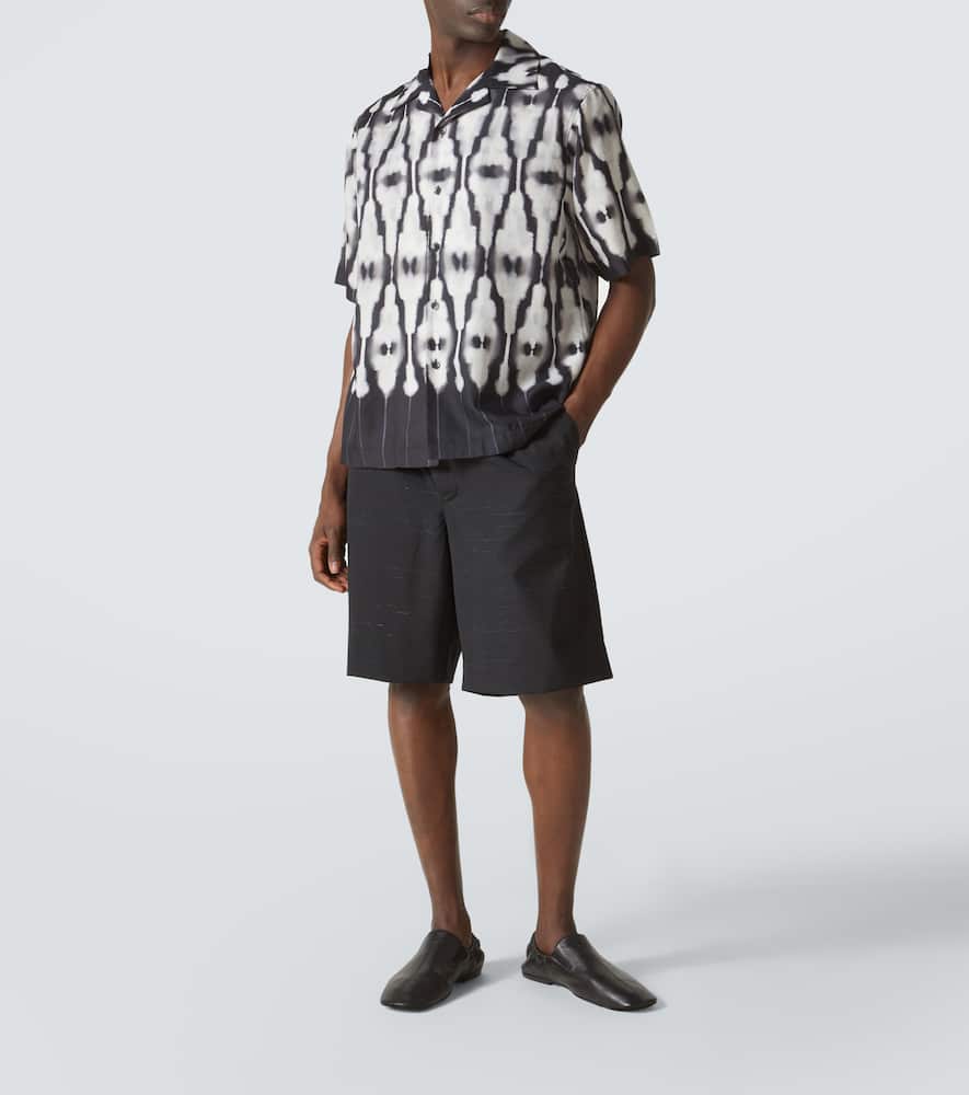 Ritual printed cotton and silk shirt