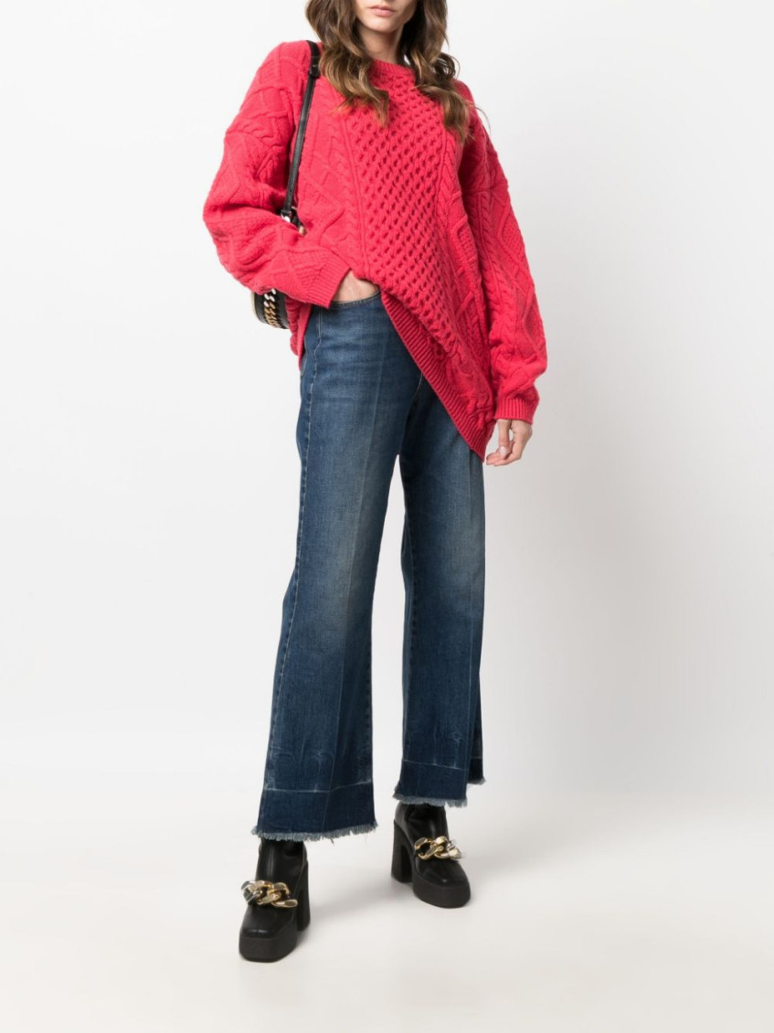 The '90s cropped flared jeans