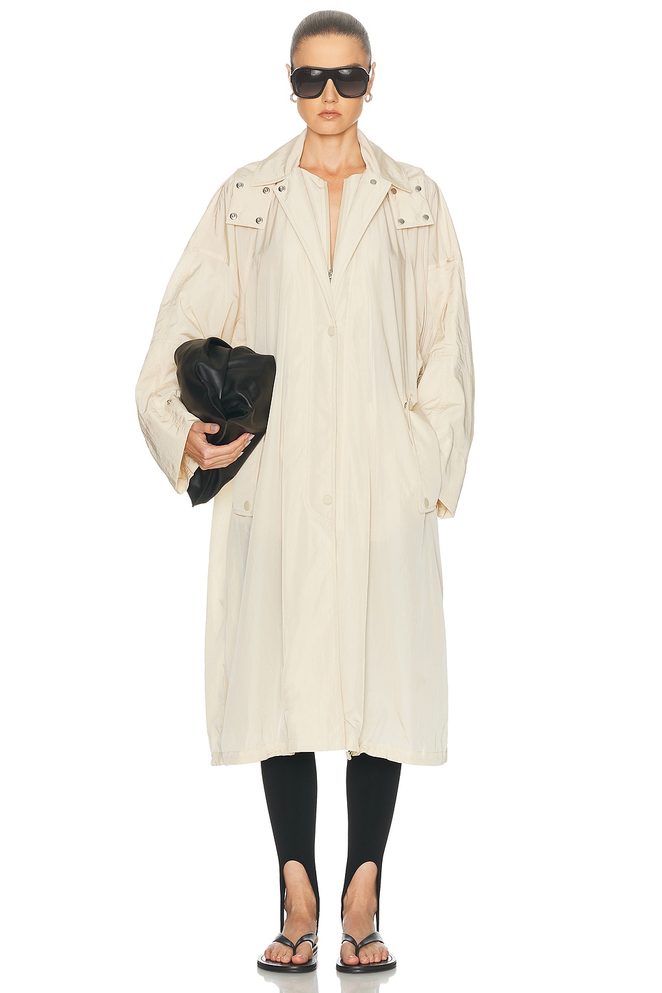 Sportmax Gatto Raincoat in Vanilla - Cream. 2 also