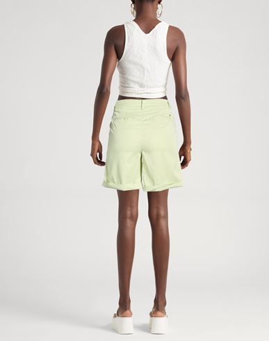 Woman Shorts & Bermuda Shorts Light green Size 10 Lyocell, Elastane