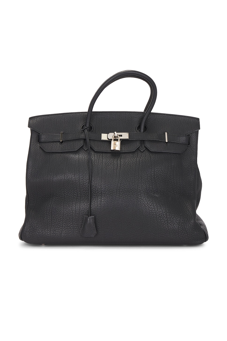 Hermes Hermes Fjord Birkin 40 Handbag in Noir - Black. a