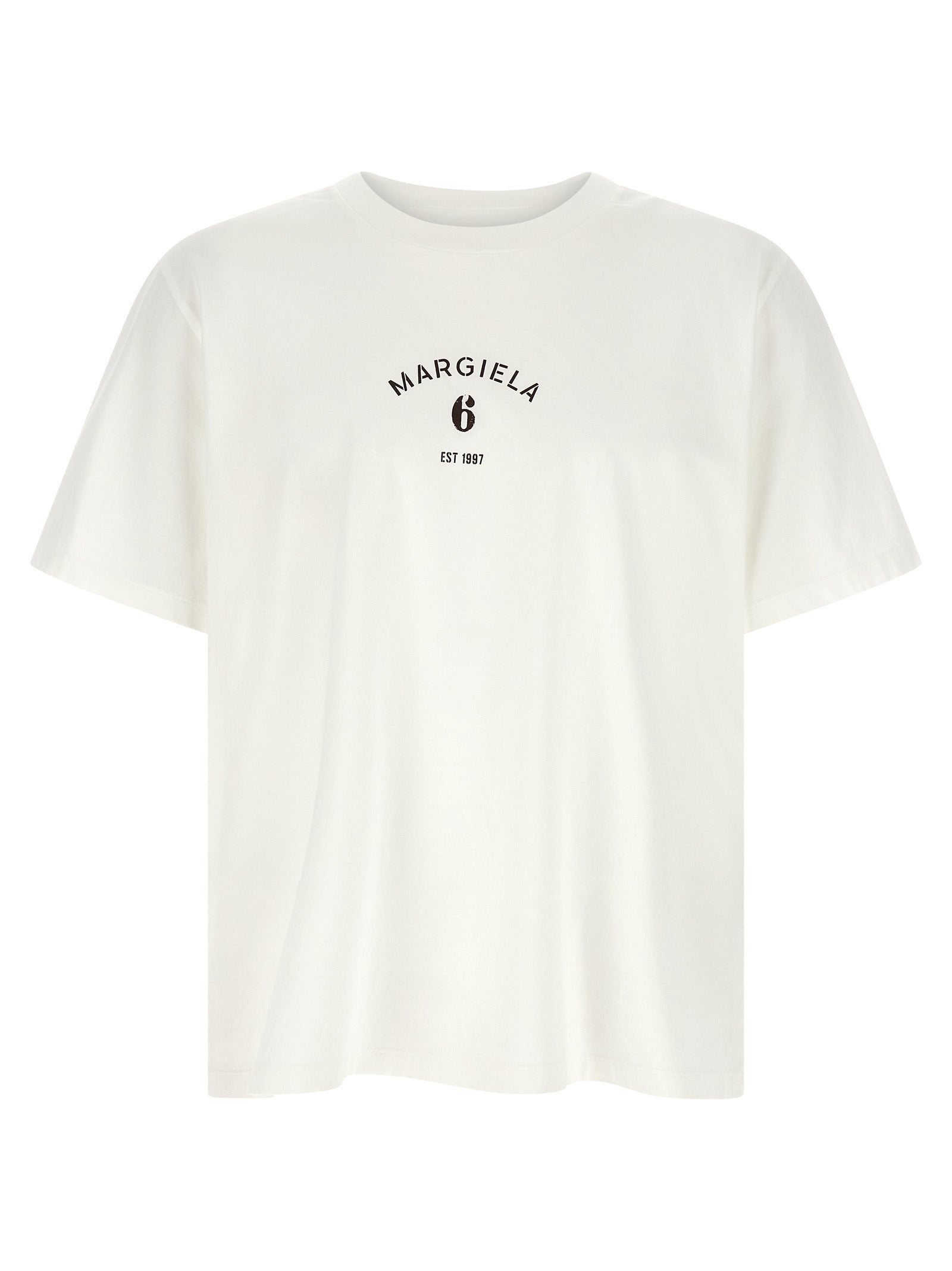 Logo-Print Cotton T-Shirt — White